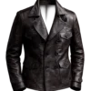 Michele Morrone Designer Milan FW Leather Jacket