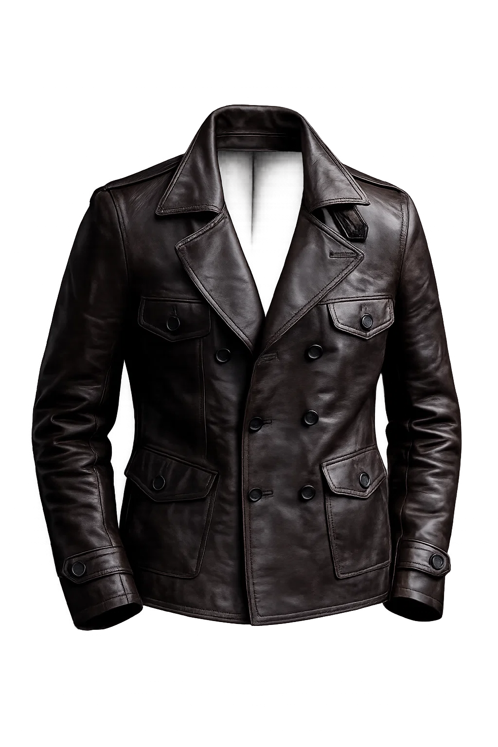 Michele Morrone Designer Milan FW Leather Jacket