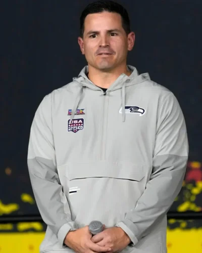 Mike MacDonald Super Bowl LX Anorak Hoodie Jacket