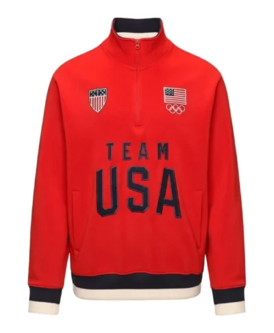 Milano Cortina 2026 Winter Olympics Team USA Red Jacket
