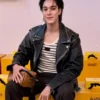 Nani Hirunkit 2026 Milan Fashion Week Leather Jacket