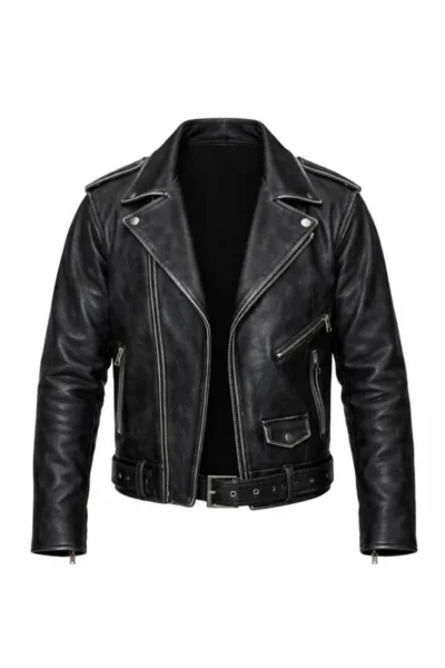 Nani Hirunkit 2026 Milan Fashion Week Leather Jacket