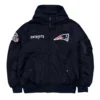 New England Patriots Hooded L‑2B Bomber Jacket