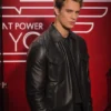 Nicholas Galitzine Milan Fashion Week 2026 Leather Jacket