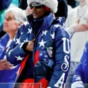 Official Snoop Dogg 2026 Olympic Speed Skating Puffer Jacket