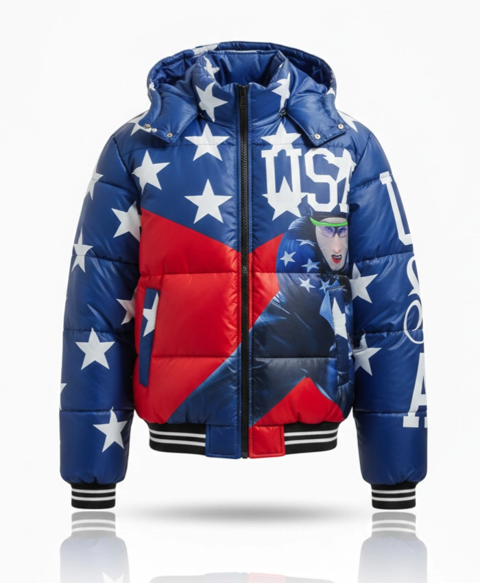 Official Snoop Dogg 2026 Olympic Speed Skating Puffer Jacket