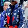 Official Snoop Dogg 2026 Olympic Speed Skating Puffer Jacket