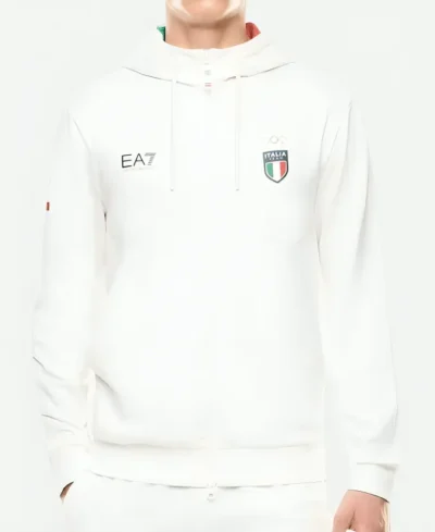 Official Team Italy EA7 2026 Winter Olympics Hoodie