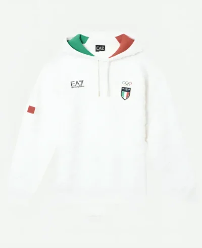 Official Team Italy EA7 2026 Winter Olympics Hoodie