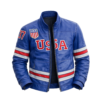 Official USA Hockey 2026 Olympic Connor Hellebuyck jacket