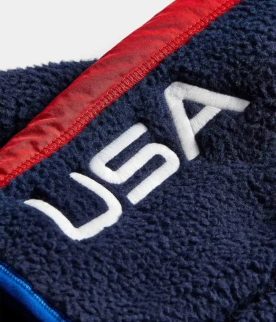 Olympic Team USA Hybrid Blue Color-Blocked Jacket