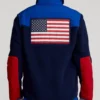 Olympic Team USA Hybrid Blue Color-Blocked Jacket