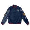 Patriots 6X Super Bowl Champs Navy Varsity Jacket