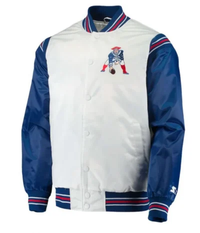 Patriots Renegade Historic Satin Bomber Jacket