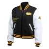 Pittsburgh Steelers Black & White Varsity Full-Zip Jacket