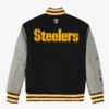 Pittsburgh Steelers OVO Team Varsity Jacket Black & Gray