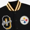 Pittsburgh Steelers OVO Team Varsity Jacket Black & Gray