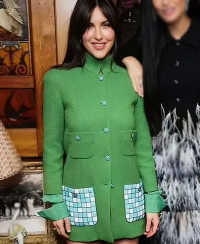 Scout LaRue Willis 2025 BAFTA Statement Green Coat