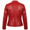 Slim Fit Leather Motorcycle Jacket