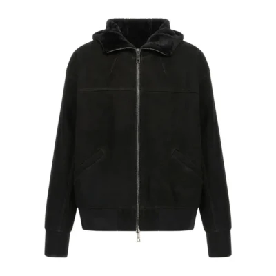 Sorelle Hooded Leather Jacket