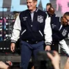 Super Bowl LX MVP 2026 Blue Varsity Jacket
