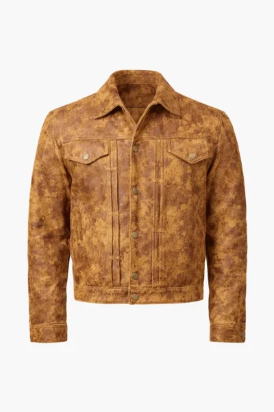 Super Bowl LX Odell Beckham Jr Brown Leather Jacket