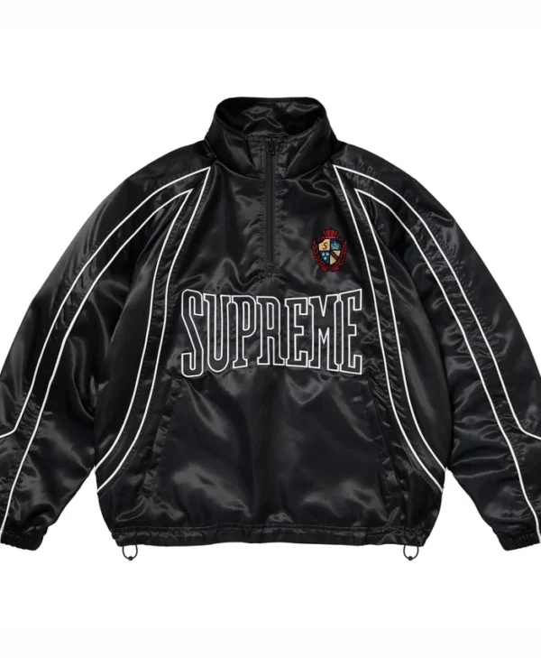 Shop Supreme Satin-Trim Pullover Jacket - Nova Jacket