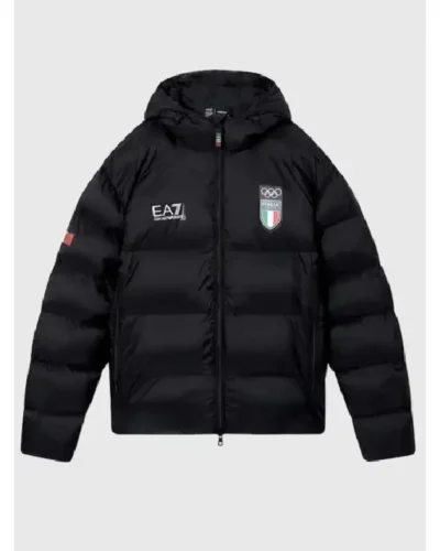 Team Italy 2026 Winter Olympics EA7 Puffer Jacket