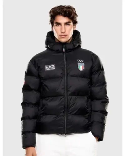 Team Italy 2026 Winter Olympics EA7 Puffer Jacket
