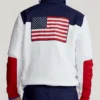 Team USA 2022 Olympics Closing Ceremony Navy & White Jacket