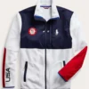 Team USA 2022 Olympics Closing Ceremony Navy & White Jacket