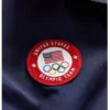 Team USA 2022 Olympics Closing Ceremony Navy & White Jacket