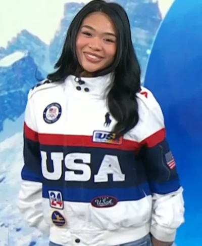 Team USA Olympic White Jacket