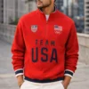 USA Olympic Red Jacket 2026