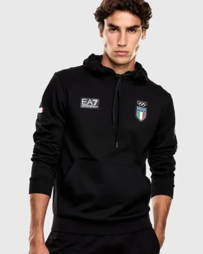 Winter Olympics 2026 Team Italy EA7 Hoodie