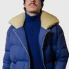 Winter Olympics 2026 navy blue puffer victory coat