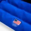 Women’s Team USA Blue Cropped Winter Puffer Jacket