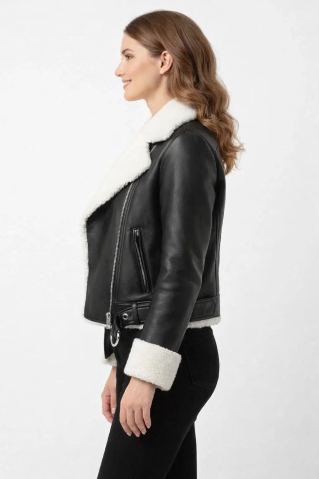 Women’s Winter Leather Coat