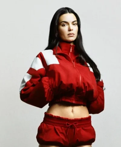 buy Kendall Jenner Adidas Cotton Red Jacket