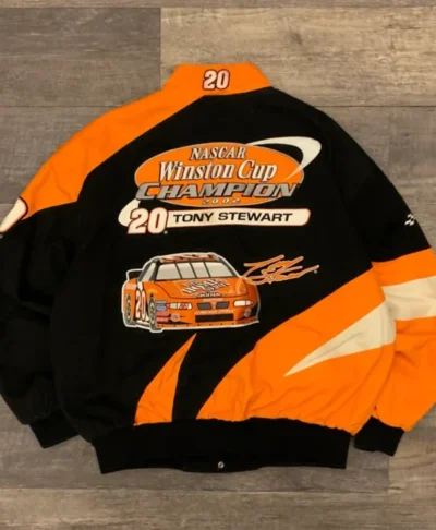 2002 Tony Stewart Winston Cup NASCAR Jacket