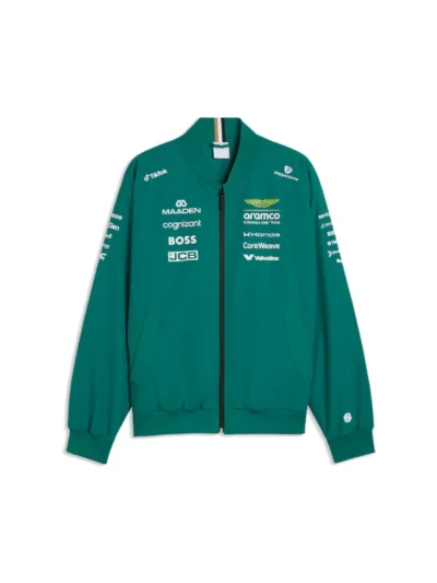 2026 Aston Martin F1 Aramco Cognizant Bomber Jacket
