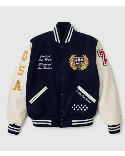 2026 USA 250 Varsity Letterman Jacket