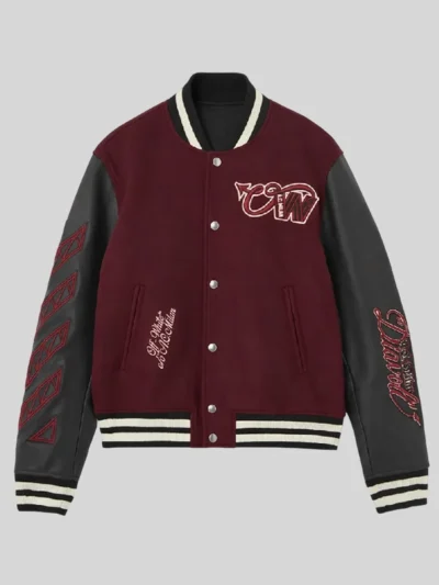 AC-MILAN-X-Off-White-Bordeaux-Varsity-Jacket