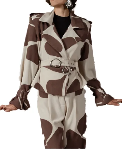 African Daisy Crop Trench Jacket