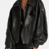 Beau Garrett Black Leather Jacket 2026