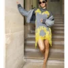 Becky G Oversized bomber jacket