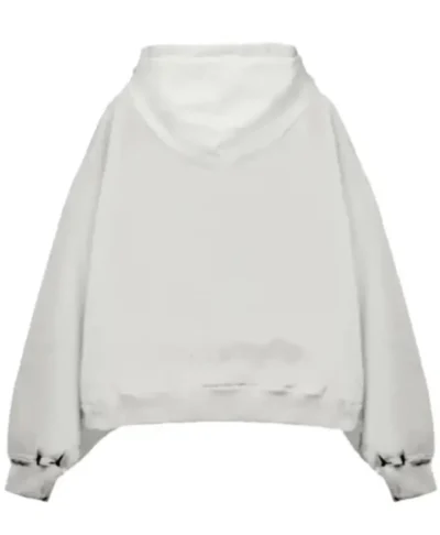 Billie Eilish Premium Hanging Blohsh White Hoodie