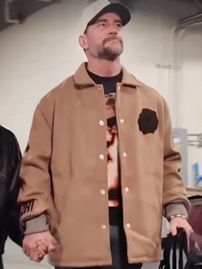 CM Punk Signature Blackhawks Cashmere Jacket