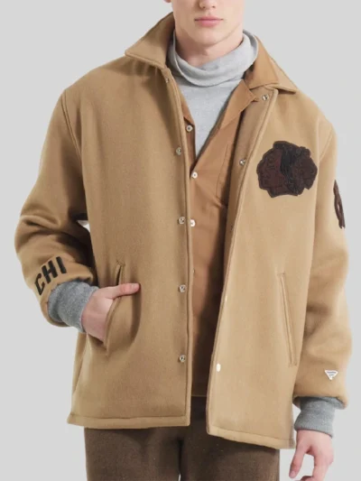 CM Punk Signature Blackhawks Cashmere Jacket