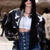 Camilla Araujo PFW 2026 Dove Print Leather Jacket